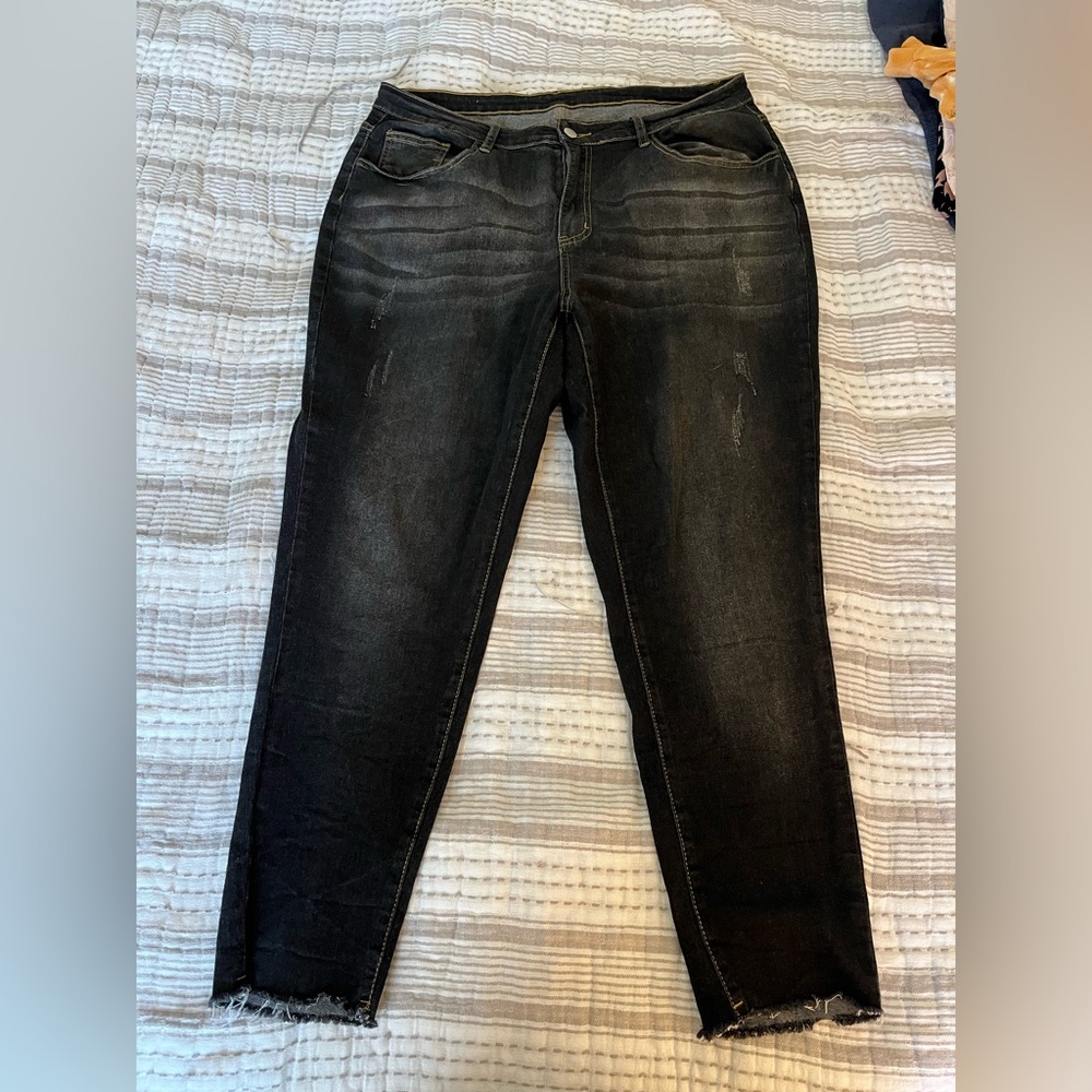 SHEIN Black Skinny Jeans for Women